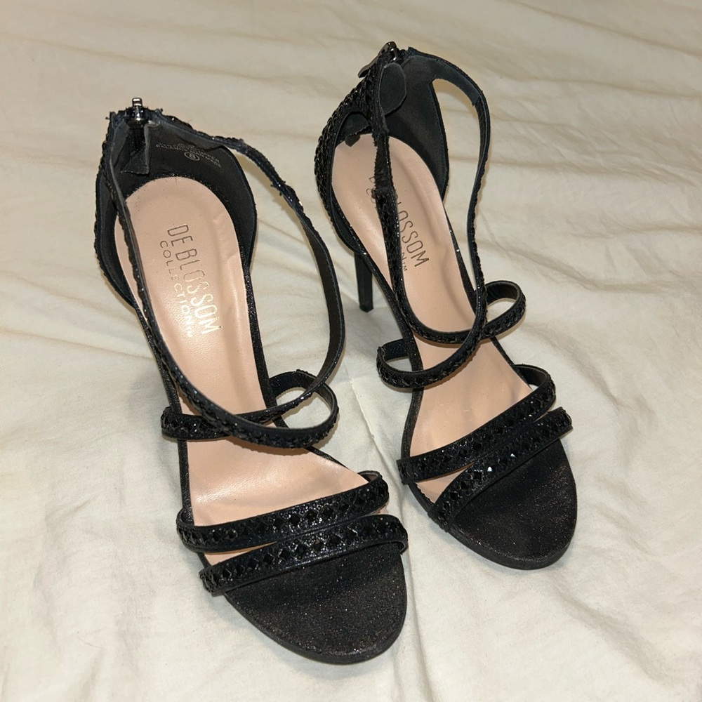 De Blossom Collections Rhinestone Heel